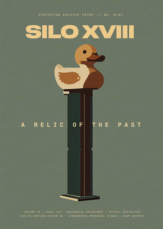 Silo XVIII Dystopian Archive Print