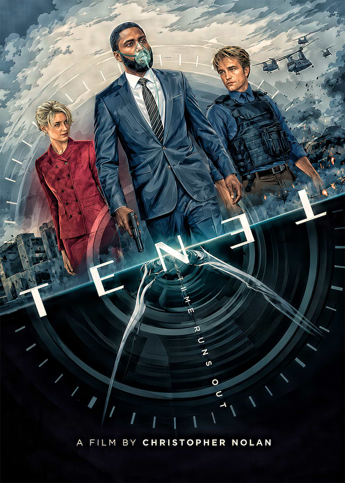 Tenet Movie Poster Art
