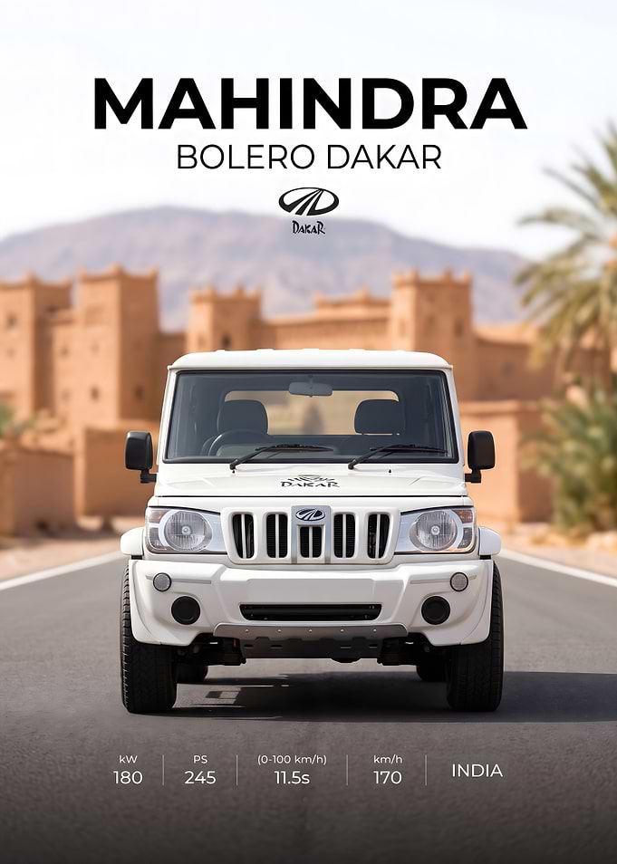 Mahindra Bolero Dakar Concept Car