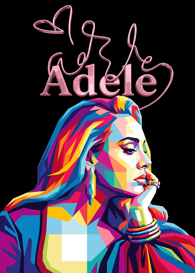 Adele Pop Art Portrait