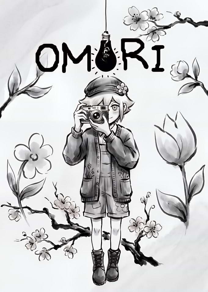 Omori Basil Fan Art Illustration