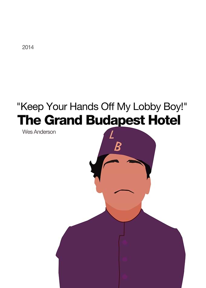 The Grand Budapest Hotel Minimalist Poster