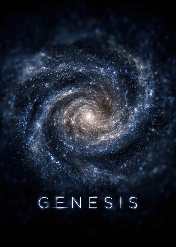 Genesis Spiral Galaxy Poster