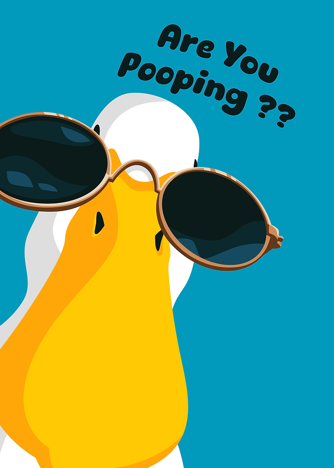 Funny Duck Wearing Sunglasses