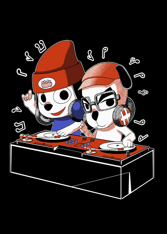 Parappa and K.K. Slider DJing