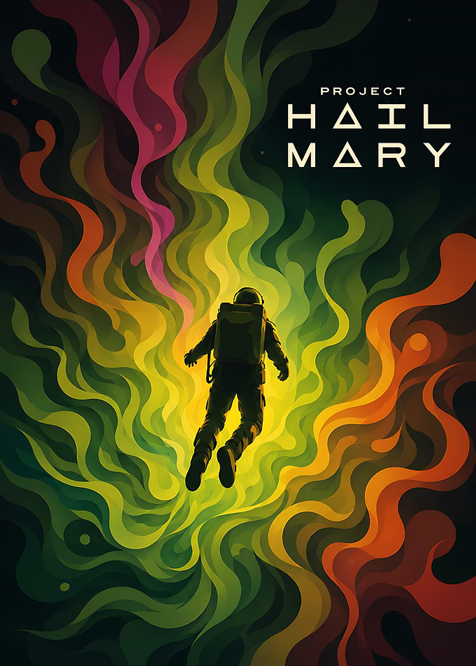 Project Hail Mary Astronaut Poster