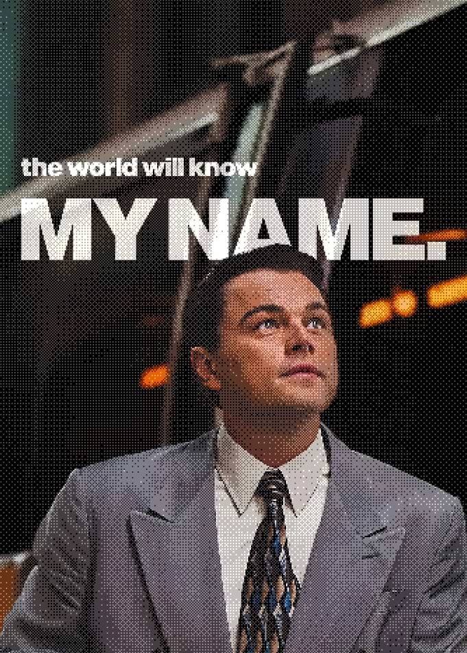 Leonardo DiCaprio Inspirational Movie Quote Poster
