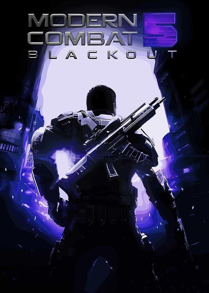 Modern Combat 5 Blackout Game Poster