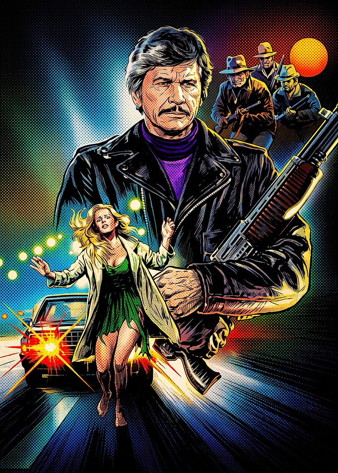 Charles Bronson Action Movie Poster Art