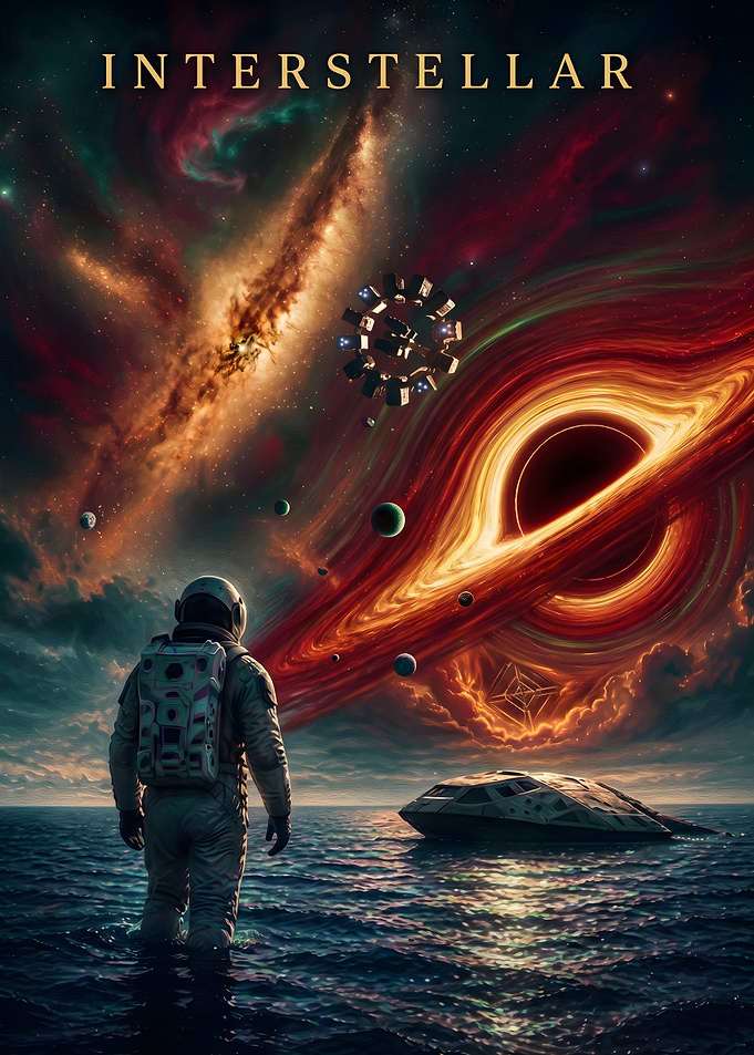 Interstellar Movie Poster Art