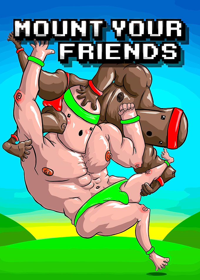 Mount Your Friends Game Poster