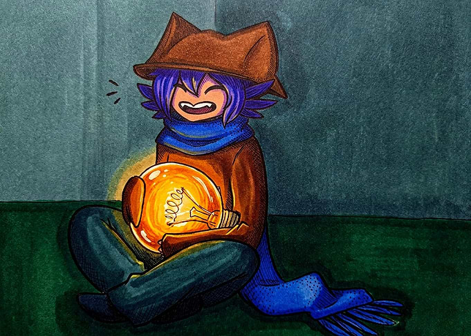 Niko from OneShot holding the sun