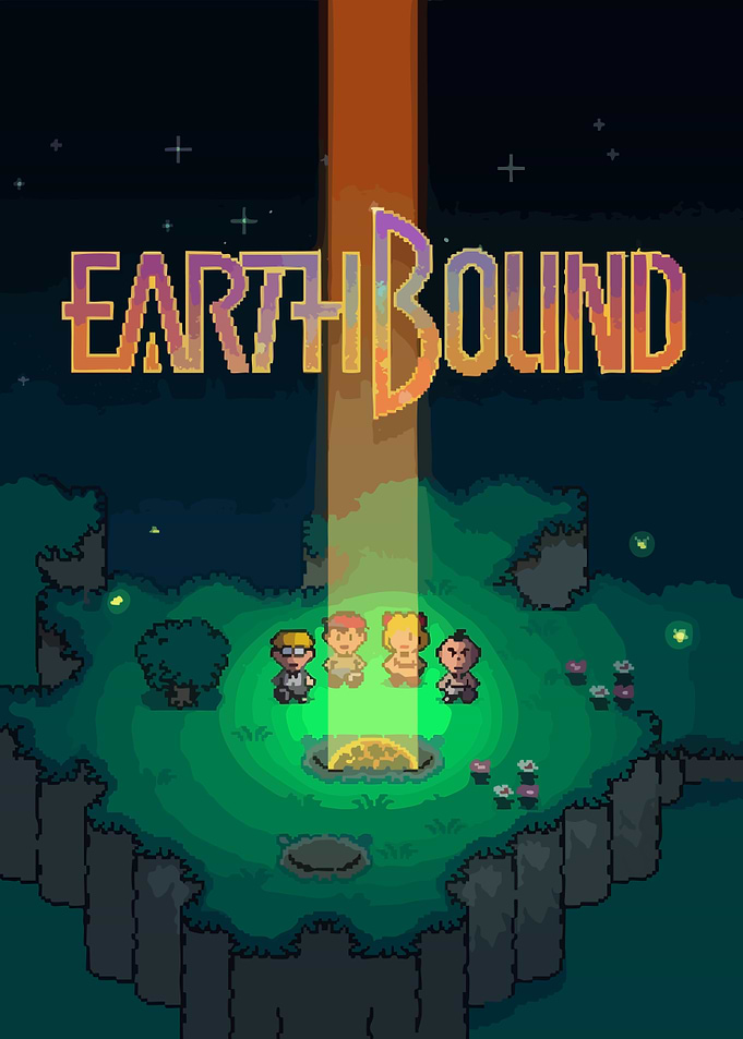 EarthBound Pixel Art Poster