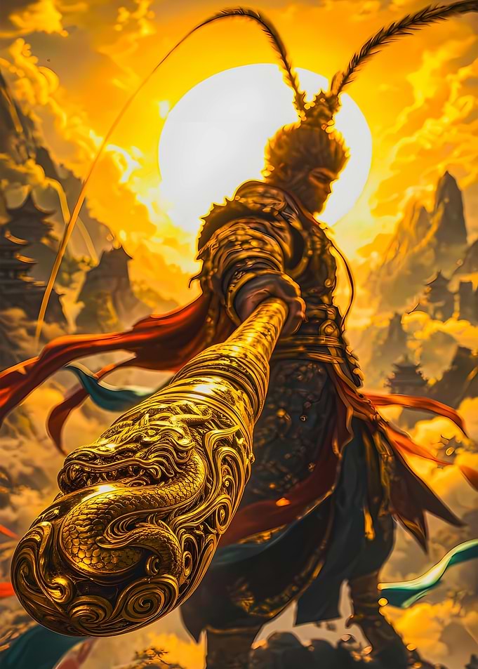 Sun Wukong with Golden Staff