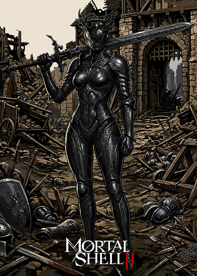 Mortal Shell II Dark Knight Warrior