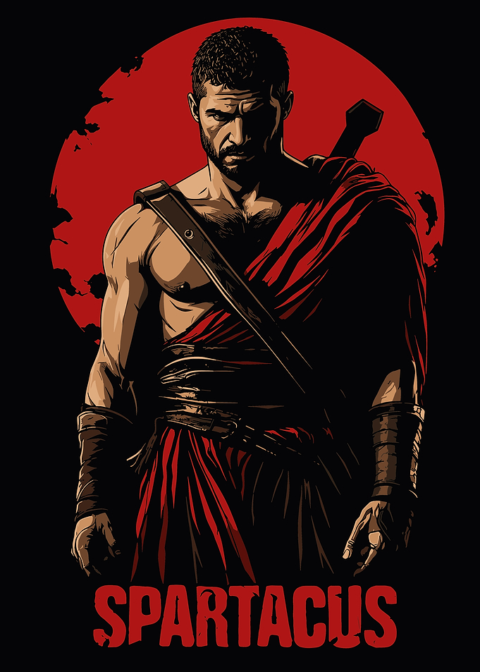 Spartacus Warrior Portrait Poster