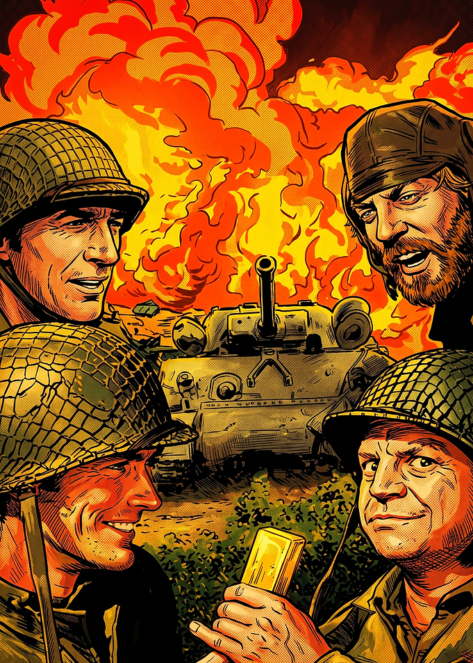 Kelly's Heroes Movie Poster Art
