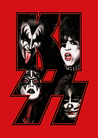 KISS Band Members Logo Graphic