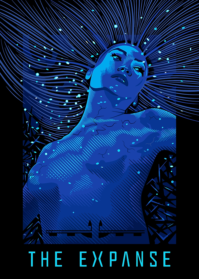 The Expanse Movie Illustration Poster