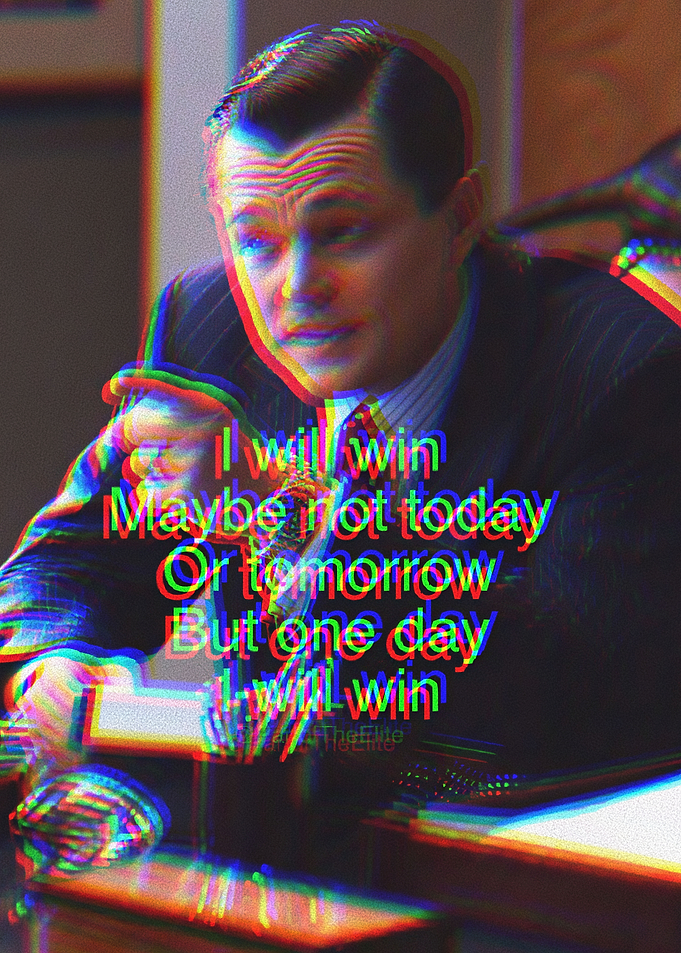Leonardo DiCaprio Inspirational Quote Poster