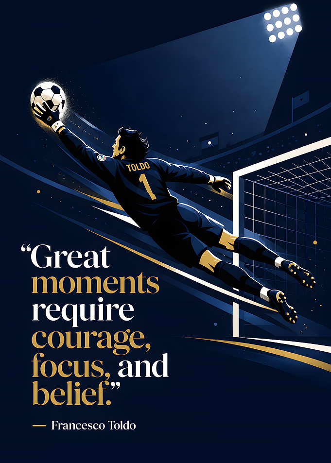 Francesco Toldo Goalkeeper Inspirational Poster