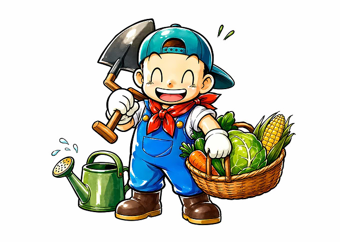 Harvest Moon Farmer Boy Illustration