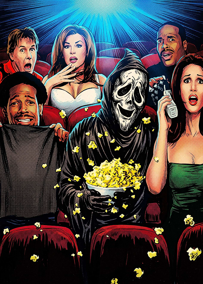 Scary Movie Cast Pop Art Poster