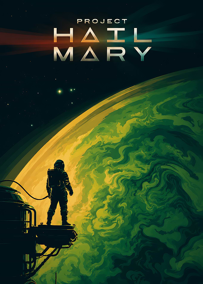 Project Hail Mary Space Poster