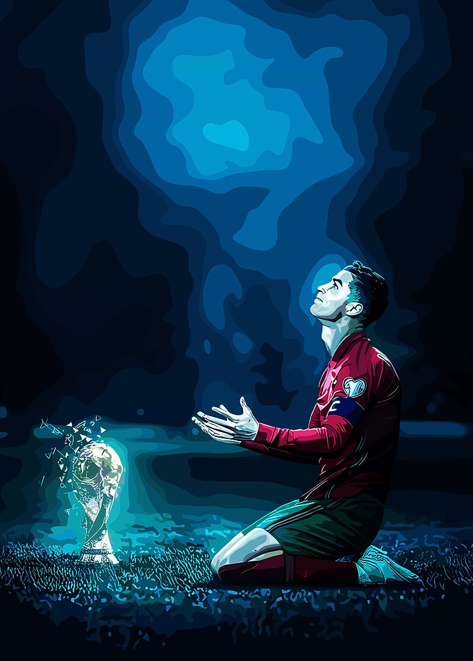 Cristiano Ronaldo World Cup Dream Art