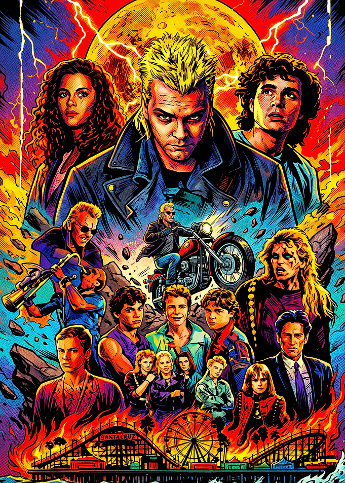 The Lost Boys Movie Poster Art