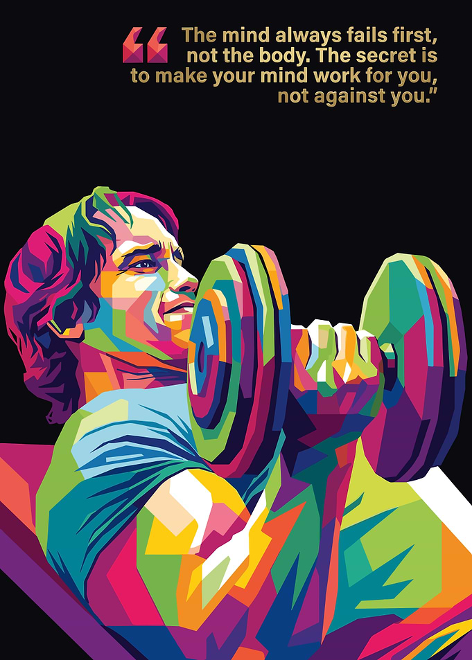 Arnold Schwarzenegger WPAP Pop Art Poster