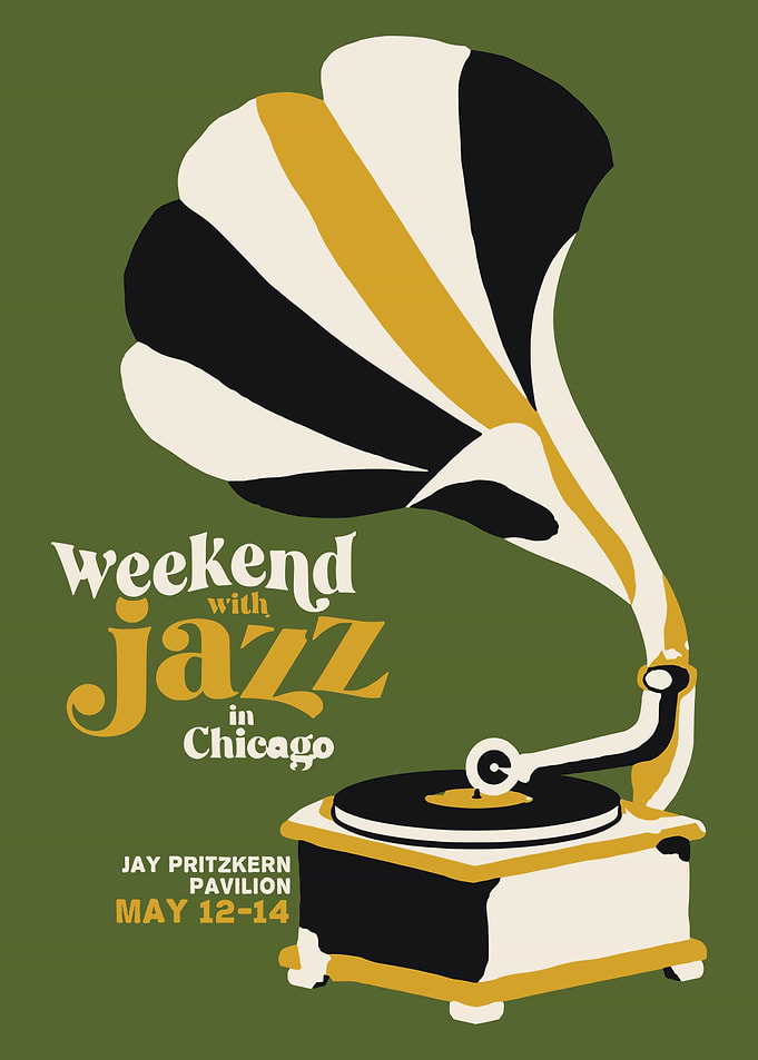 Weekend with Jazz in Chicago Poster