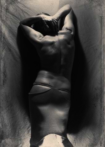 Artistic Monochrome Back Portrait