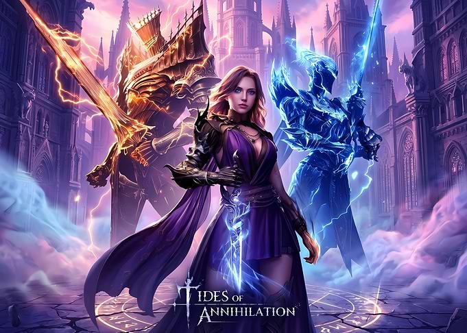 Tides of Annihilation Fantasy Battle Scene