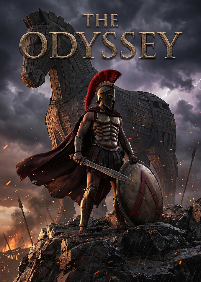 The Odyssey Spartan Warrior Poster
