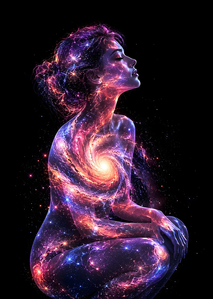 Andromeda Spiral Galaxy Female