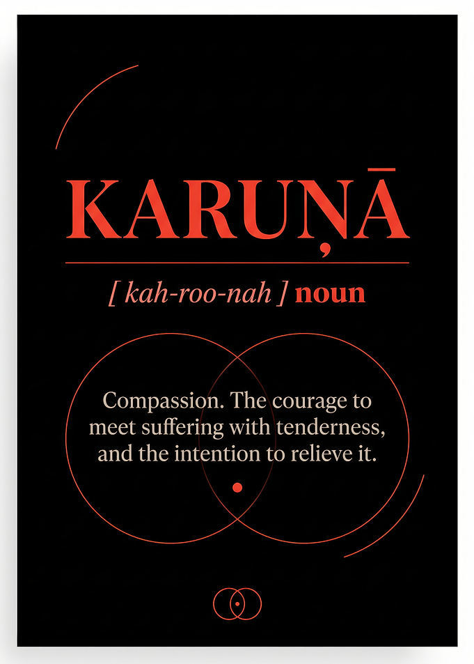 Karuna Definition Inspirational Wall Art