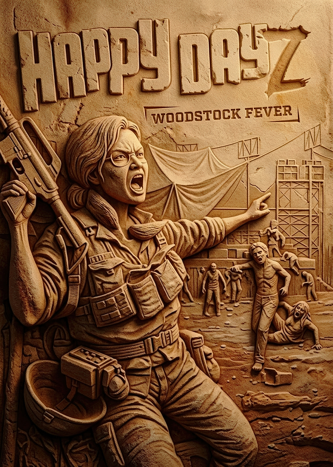 Happy DayZ Woodstock Fever Sand Relief