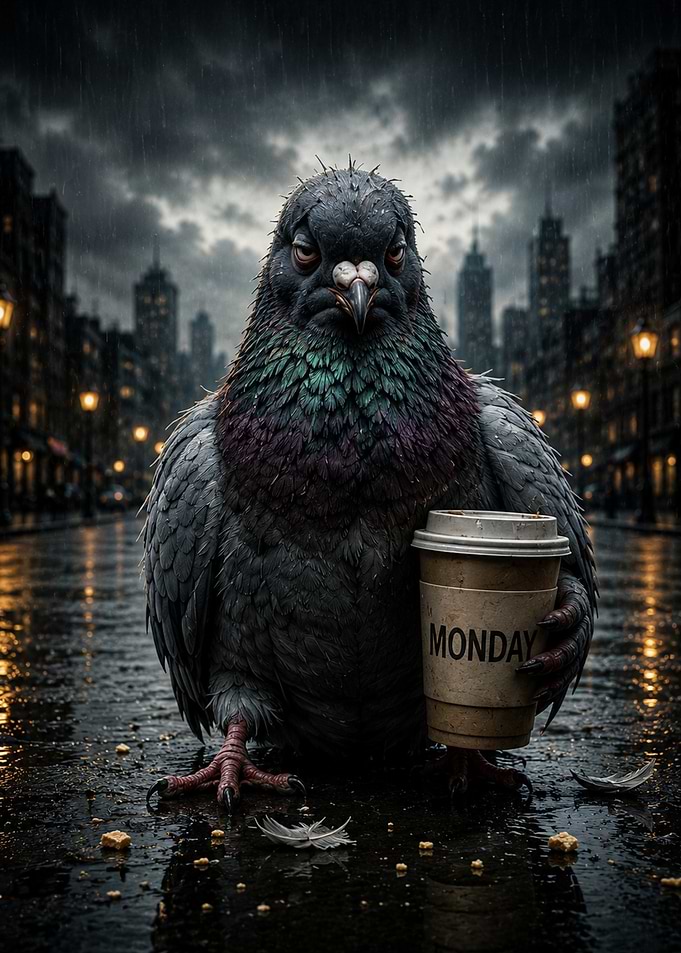 Monday Pigeon – Surviving the Week