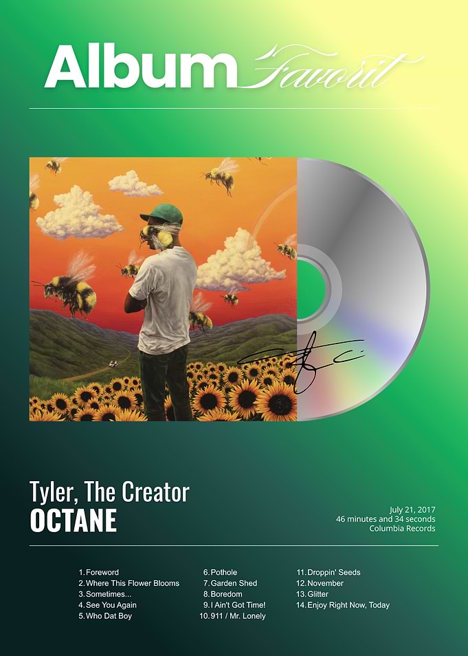 Tyler, The Creator Flower Boy Poster