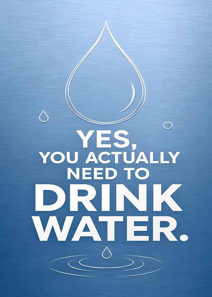 Yes You Actually Need To Drink Water