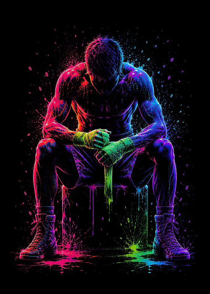 Neon Boxing Preparation