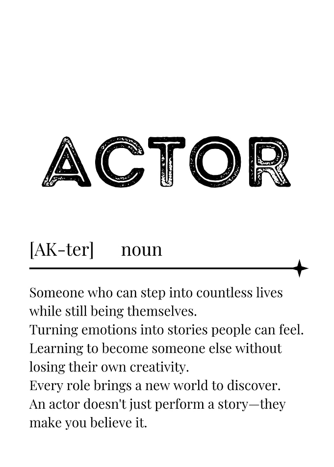 Definition of an Actor