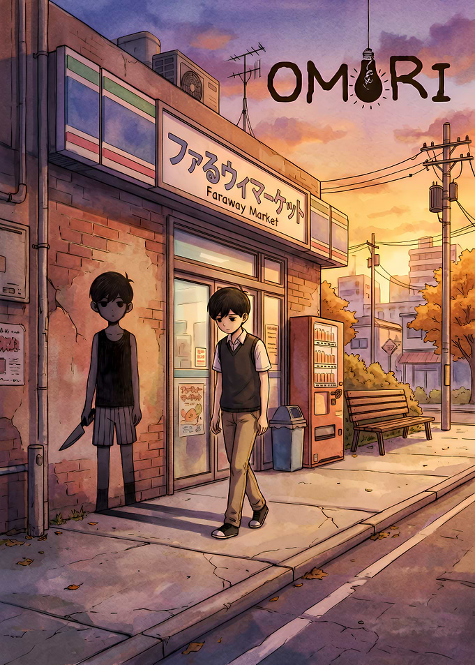Omori Faraway Market Sunset Scene