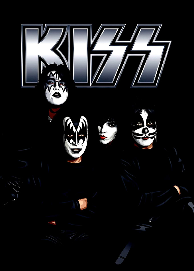 KISS Band Members Portrait