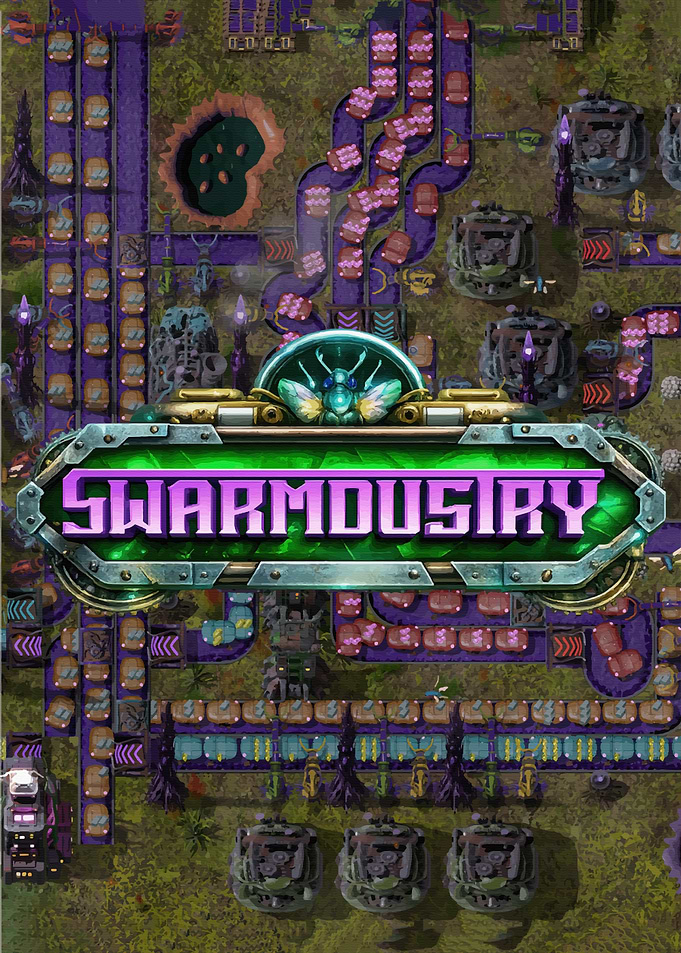 Swarmdustry Game Title Screen