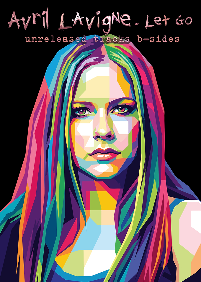 Avril Lavigne Pop Art Portrait