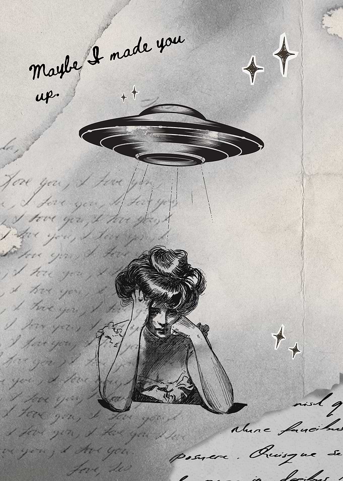 Maybe I Made You Up UFO Collage