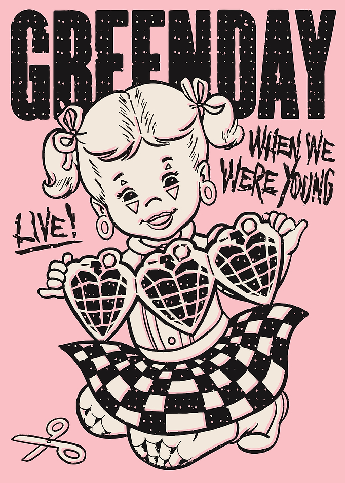 Green Day When We Were Young Poster