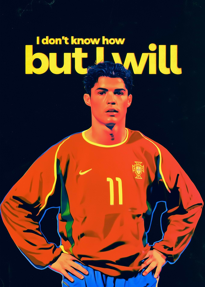 Cristiano Ronaldo Inspirational Poster